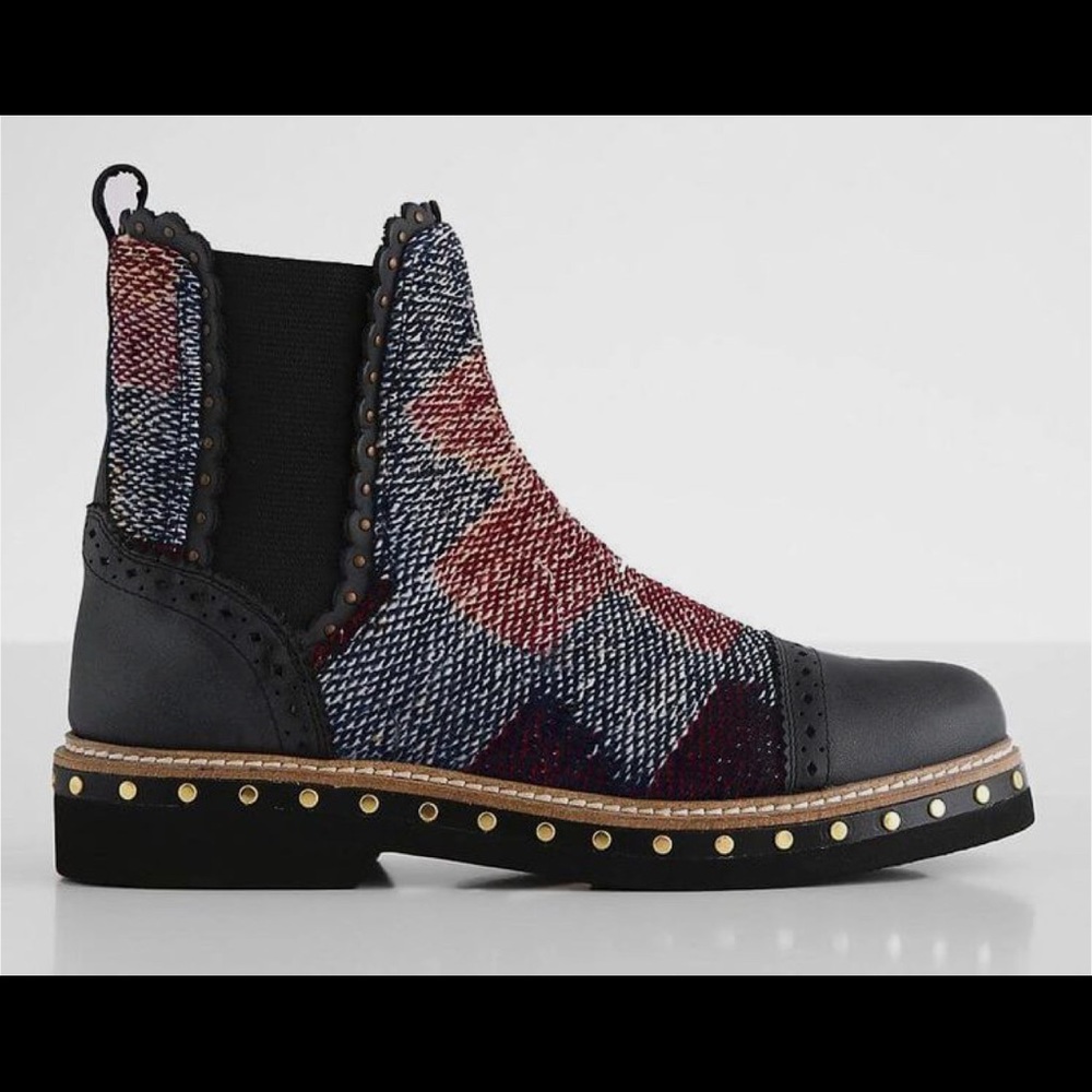 Free People Atlas Textile Chelsea Boots